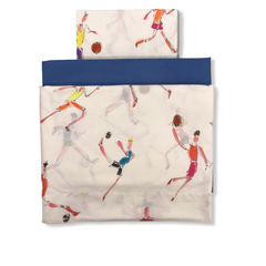 Completo lenzuola singolo bianco - Playing | Mirabello