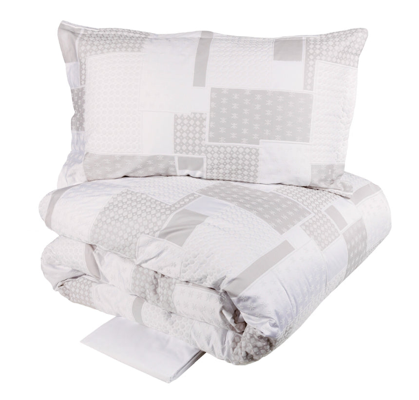 Completo copripiumino Fazzini - Cristalli- matrimoniale var. 0