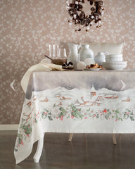 Tovaglia 12 posti Beige - Neve | Blumarine