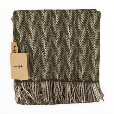 Plaid in lana color salvia - Anna | Marzotto
