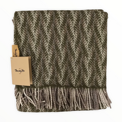 Plaid in lana color salvia - Anna | Marzotto