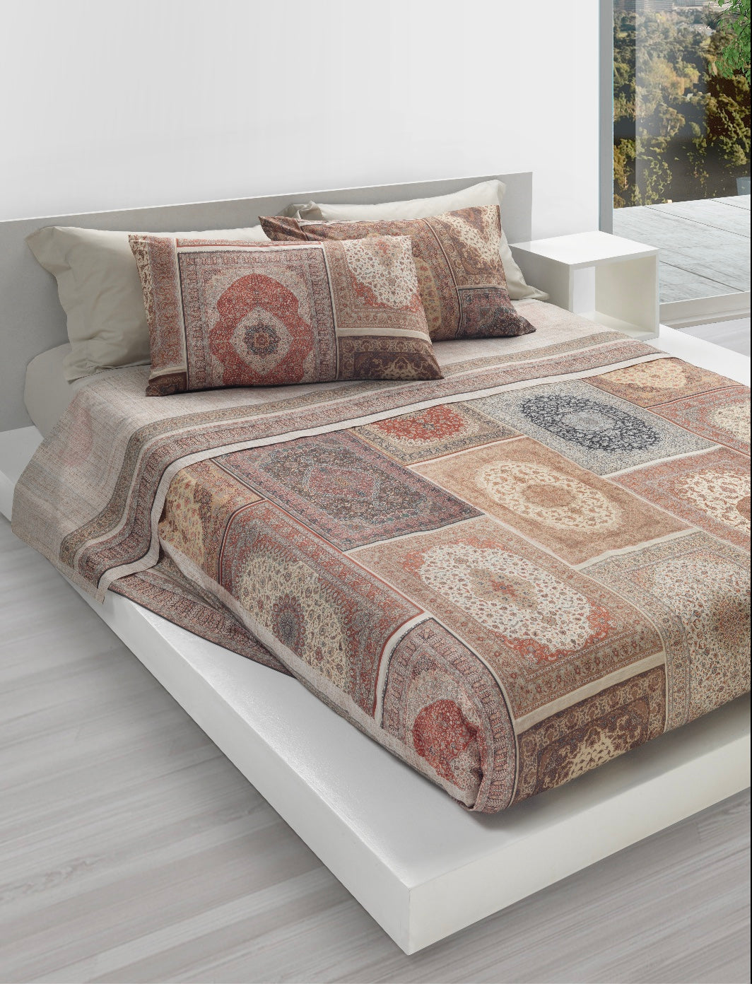 Lenzuolo copriletto matrimoniale - Oriente | Mirabello