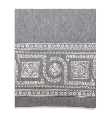 Tovaglia misto lino 12 persone ardesia | Manifatture Tessili Prete