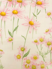 Completo lenzuola matrimoniale rosa - Daisy Meadow | Mirabello