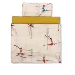 Completo lenzuola singolo - Dancing - Bianco - Mirabello