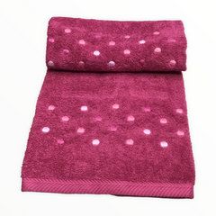 Coppia asciugamani CORIANDOLI | Dea | Fucsia