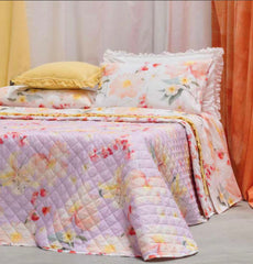 Trapuntino matrimoniale rosa pesca - Grazia | Riviera | Carillo Home