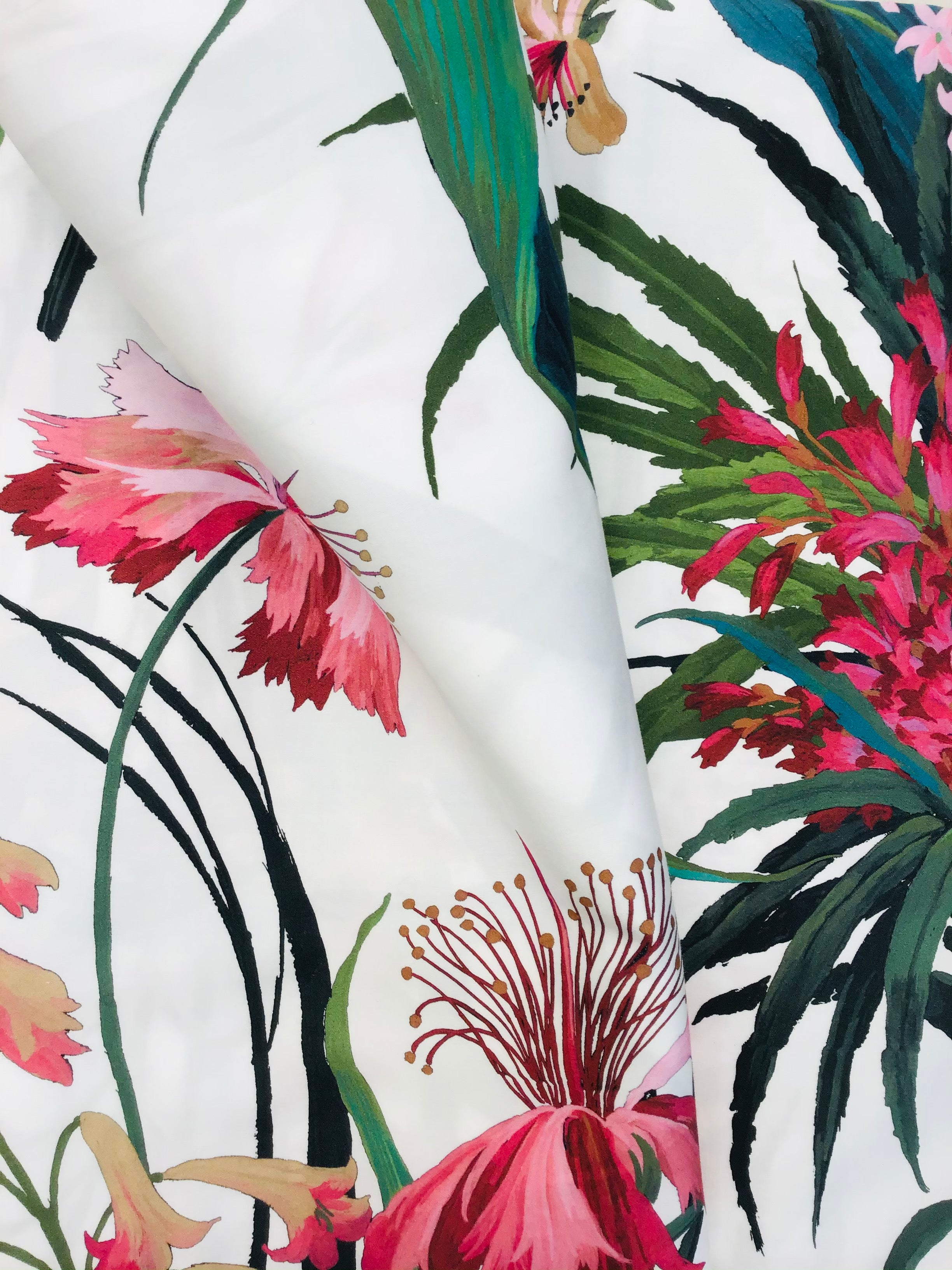 Telo multiuso color Verde - Hibiscus | Fazzini