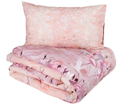 Parure copripiumino matrimoniale - Pink Africa | Fazzini