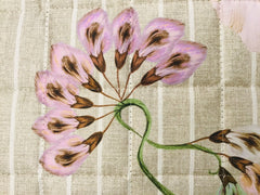 Trapuntino Quilt matrimoniale - Clematis - Reevèr - Nocciola