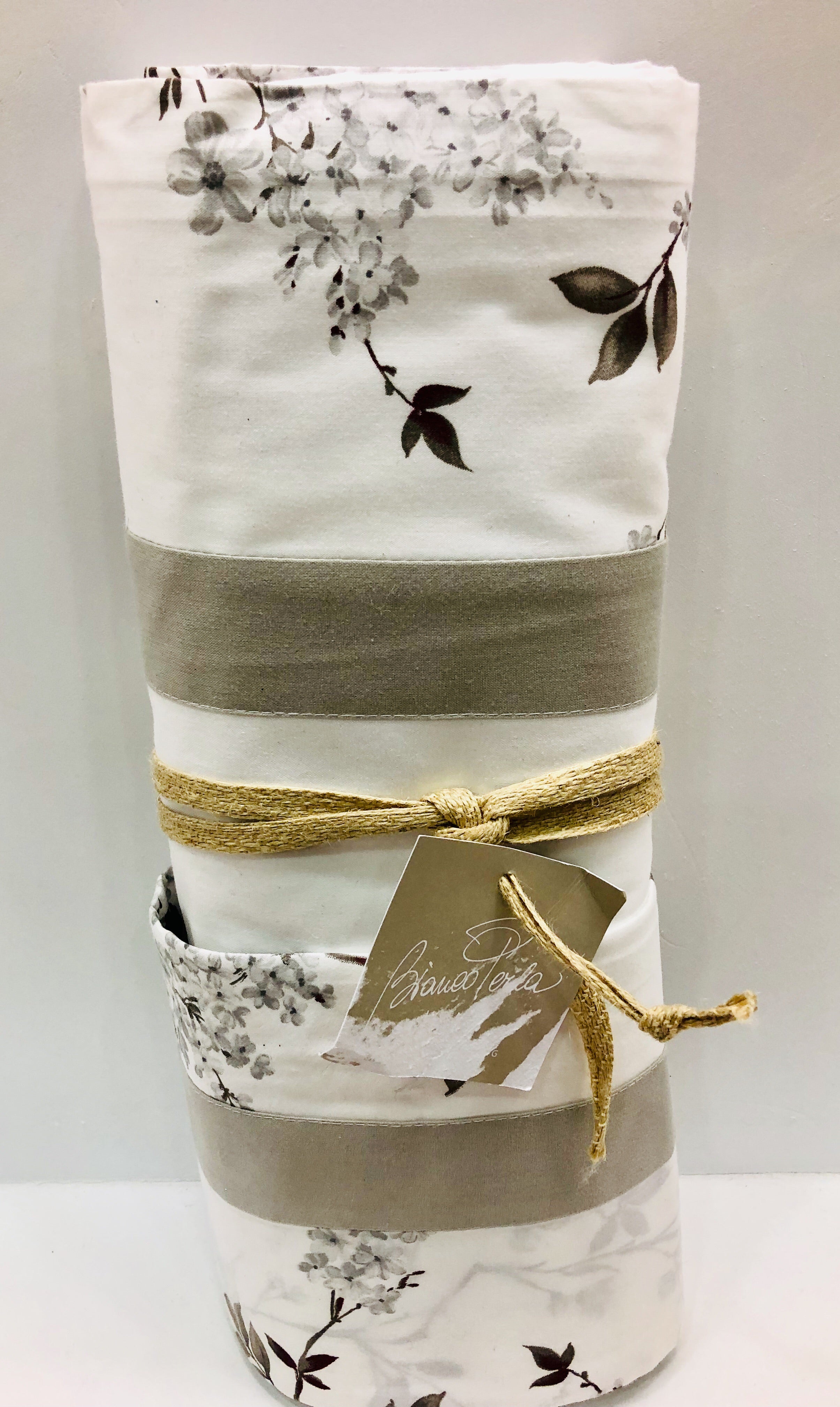 Lenzuolo matrimoniale con federe - Biancoperla Home -