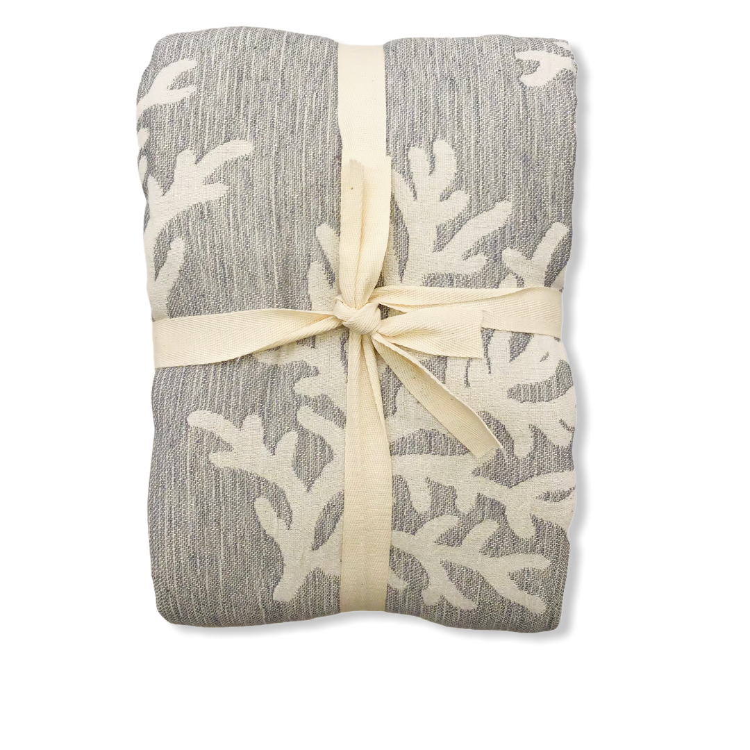 Copriletto colore grigio - Spring Taormina | Cavalieri