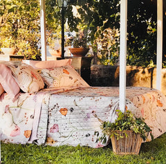 Trapuntino Quilt matrimoniale - Clematis - Reevèr - Nocciola