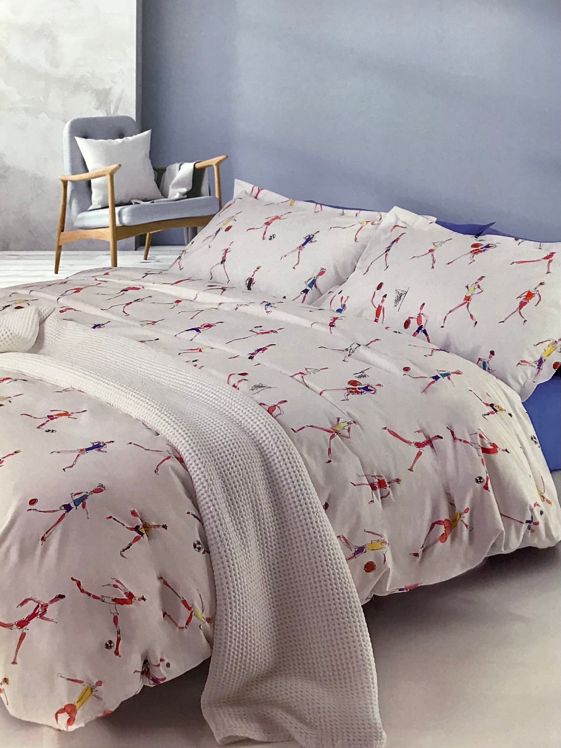 Completo lenzuola singolo bianco - Playing | Mirabello