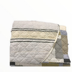 Trapuntino matrimoniale beige cumino - Dante | Riviera | Carillo Home