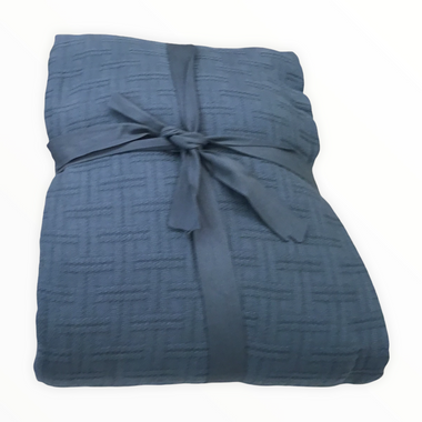 Copriletto matrimoniale azzurro - Clara | Cavalieri