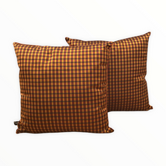 Coppia di cuscini color cognac - Piccadilly | Reevèr | Carillo Home