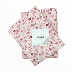 Completo lenzuolo effetto copriletto | Piccoli fiori Rosa | Mirabello