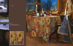 Tovaglia 16 posti - Monreale | Tessitura Toscana Telerie