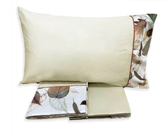 Completo lenzuola matrimoniale marrone - Nel Parco | Fazzini