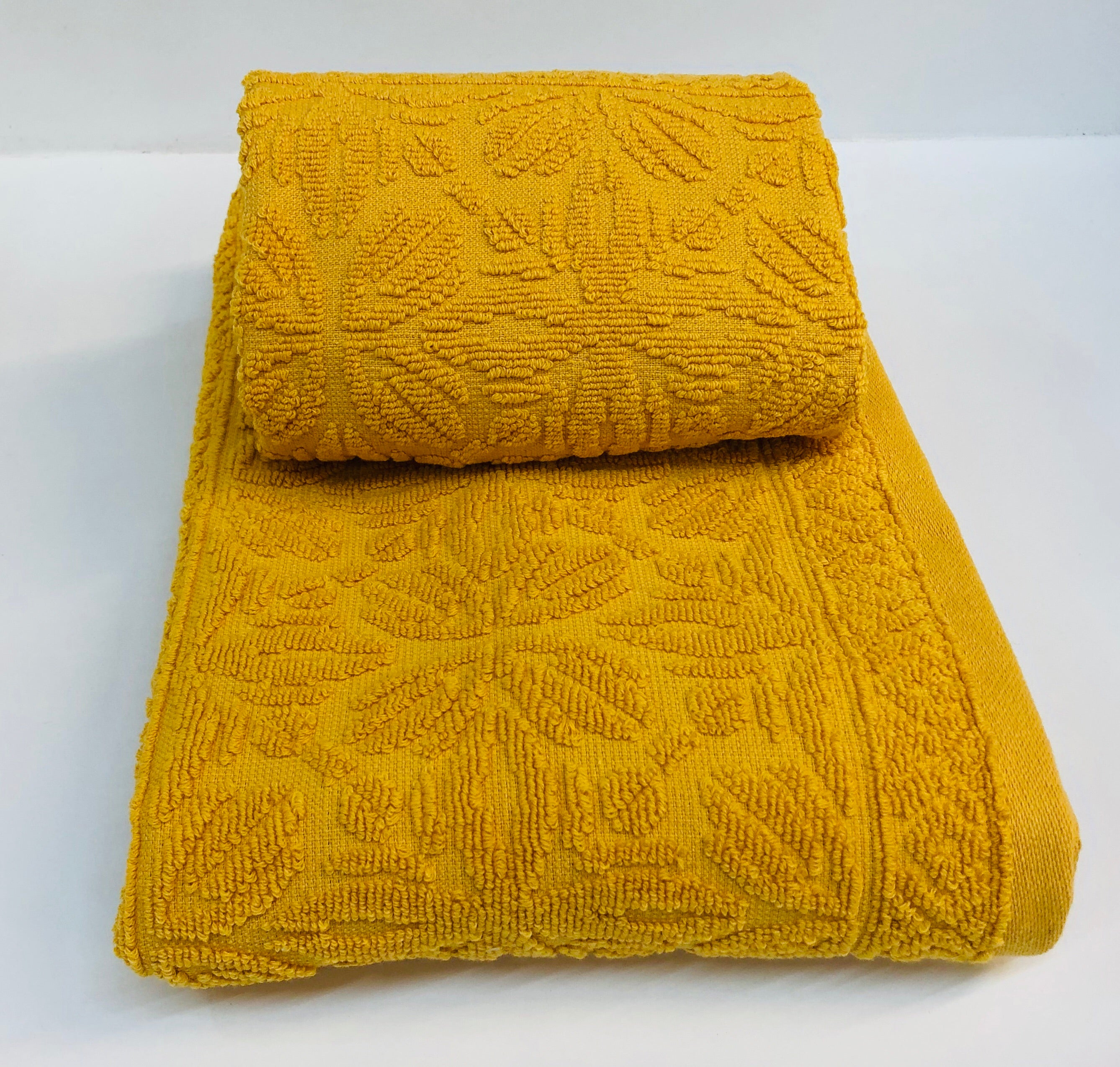 Asciugamani spugna Maryhome viso è bidet colore girasole