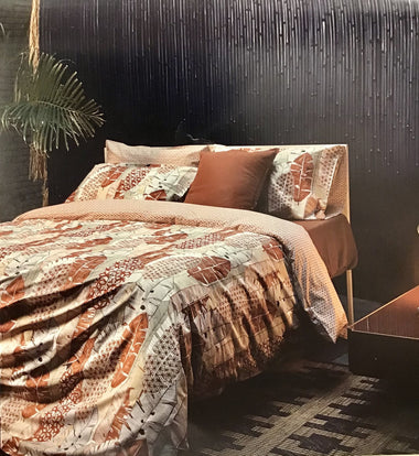 Quilt due piazze Fazzini - Crazy Horse - reversibile variante verde