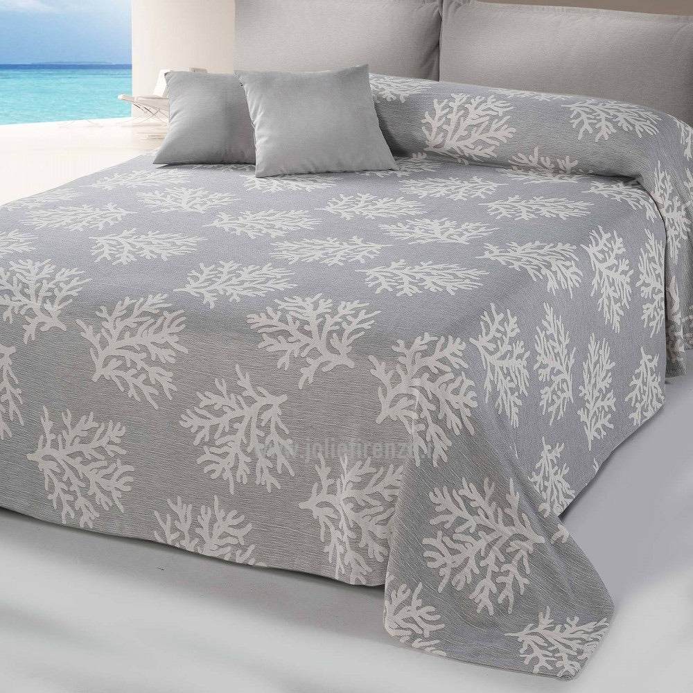 Copriletto colore grigio - Spring Taormina | Cavalieri