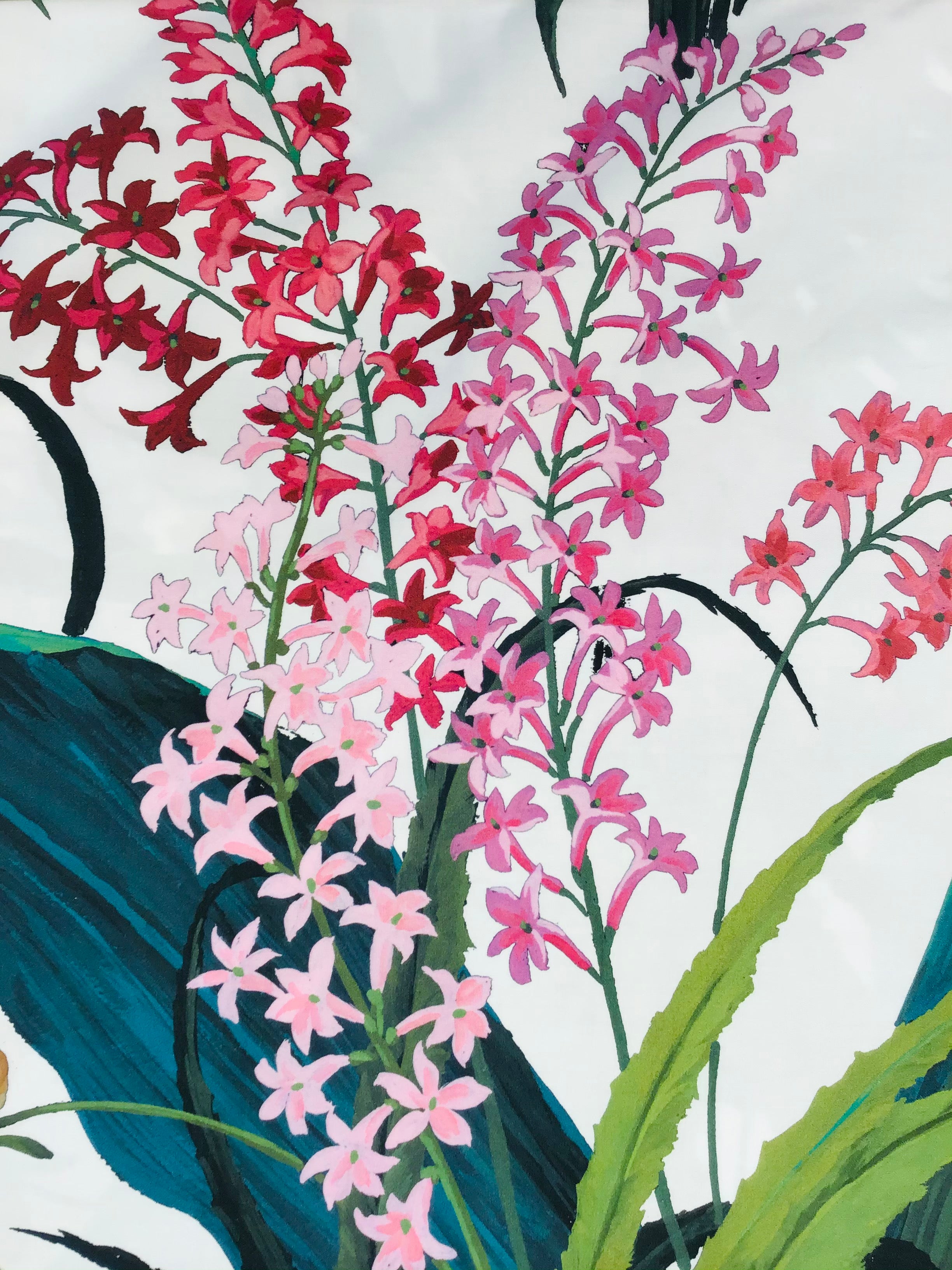 Telo multiuso color Verde - Hibiscus | Fazzini