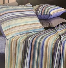Completo lenzuola singolo colore blu - Aurora | Carillo Home