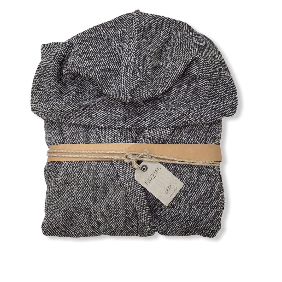 Accappatoio nero - Sale e Pepe | Fazzini