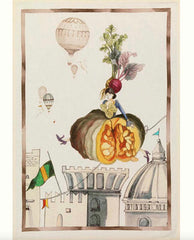 Canovaccio - Fiaba - Tessitura Toscane Telerie - variante bordo marrone