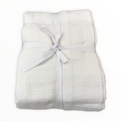 Copriletto matrimoniale bianco - Clara | Cavalieri