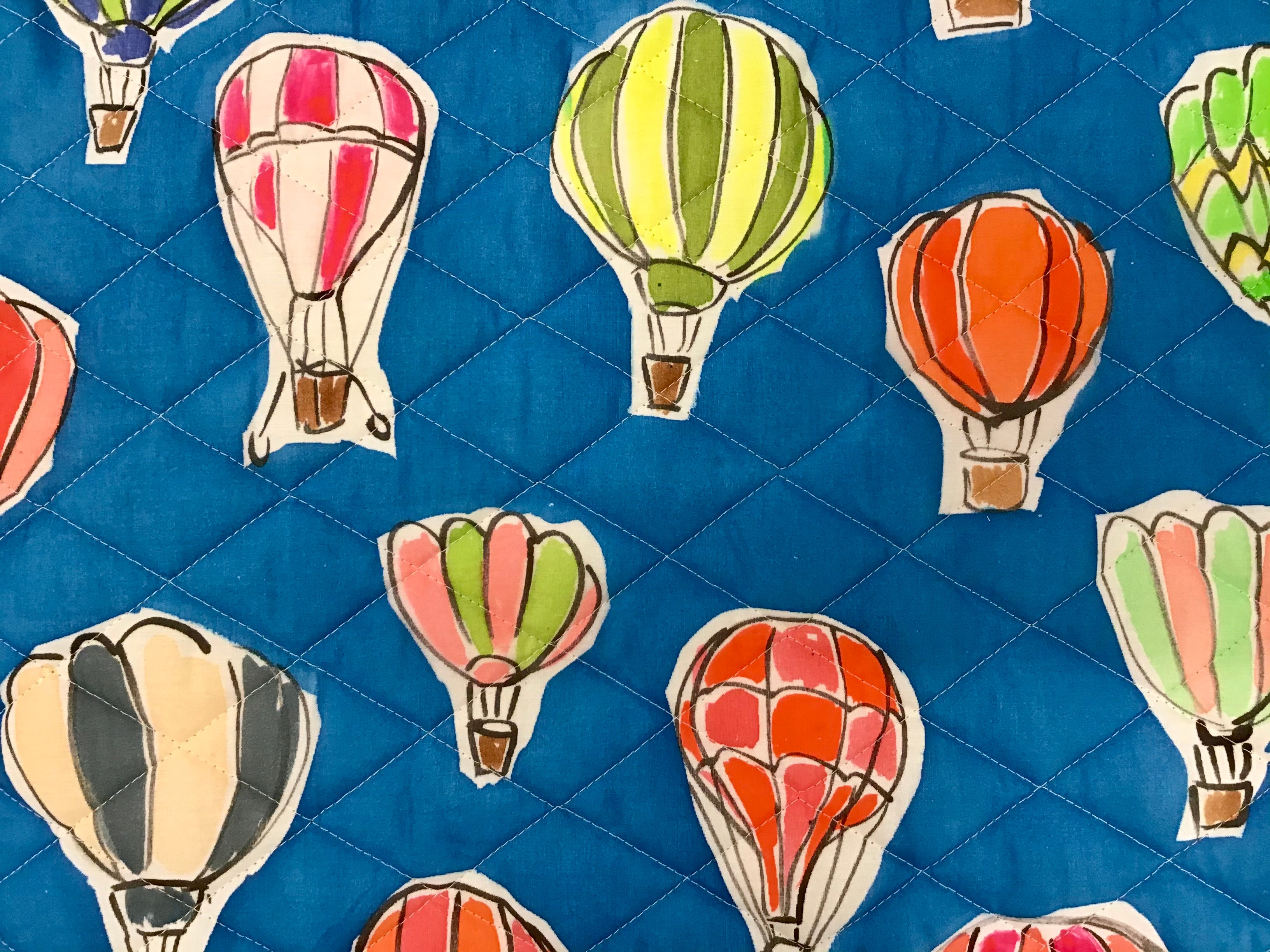 Trapuntino Quilt singolo - Ballons - Blu - Mirabello