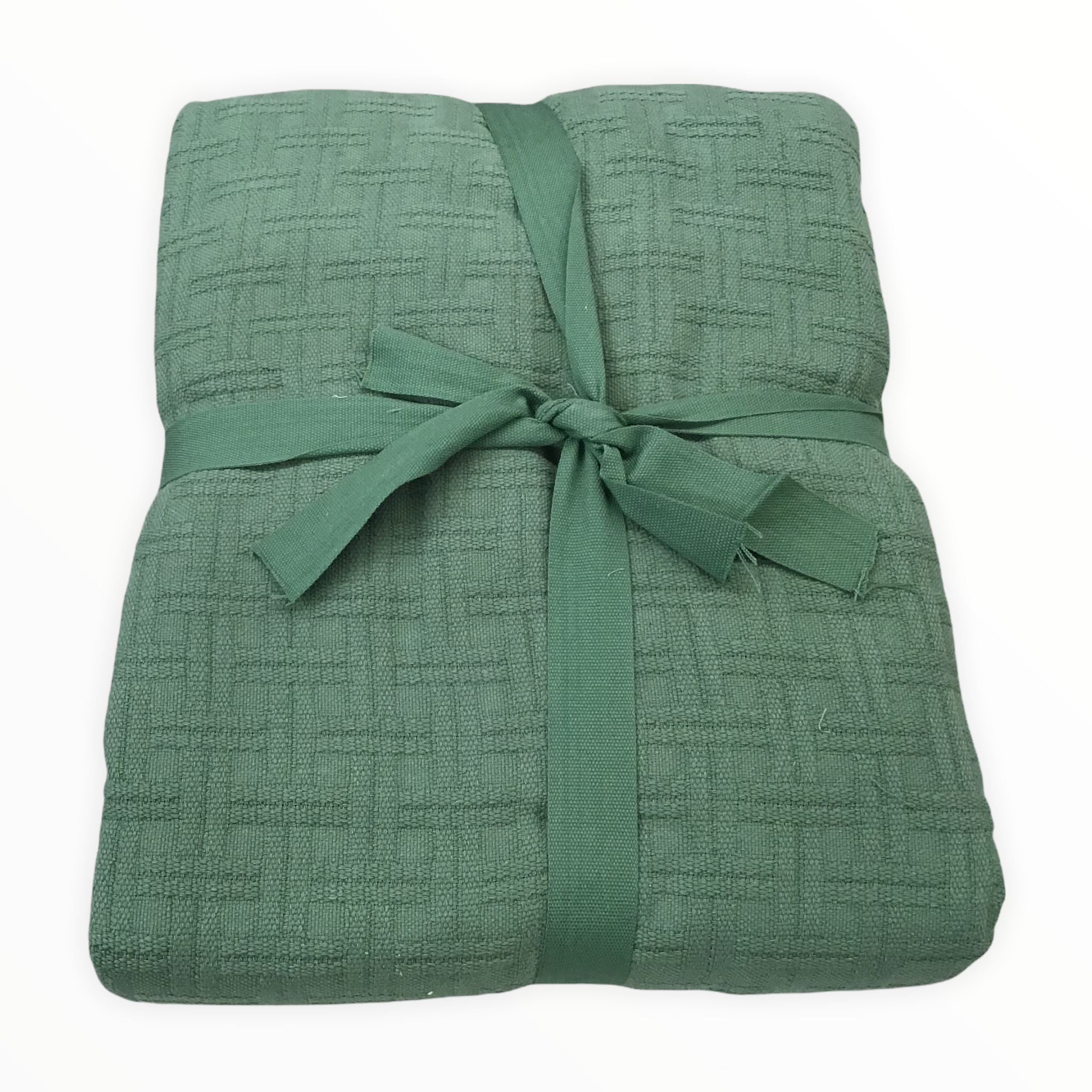 Copriletto matrimoniale verde - Clara | Cavalieri