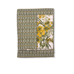 Completo lenzuolo copriletto due piazze - Cricket Fazzini- verde bosco