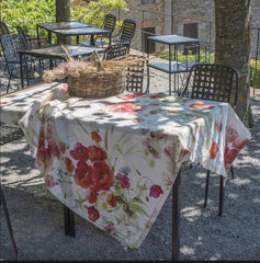 Tovaglia Puro Lino - Coquelicot | Tessitura Telerie Toscane