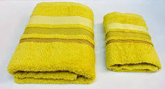 Coppia Asciugamani spugna jacquard Daltex