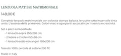 Completo lenzuola matrimoniale fucsia - Matisse | Svad Dondi