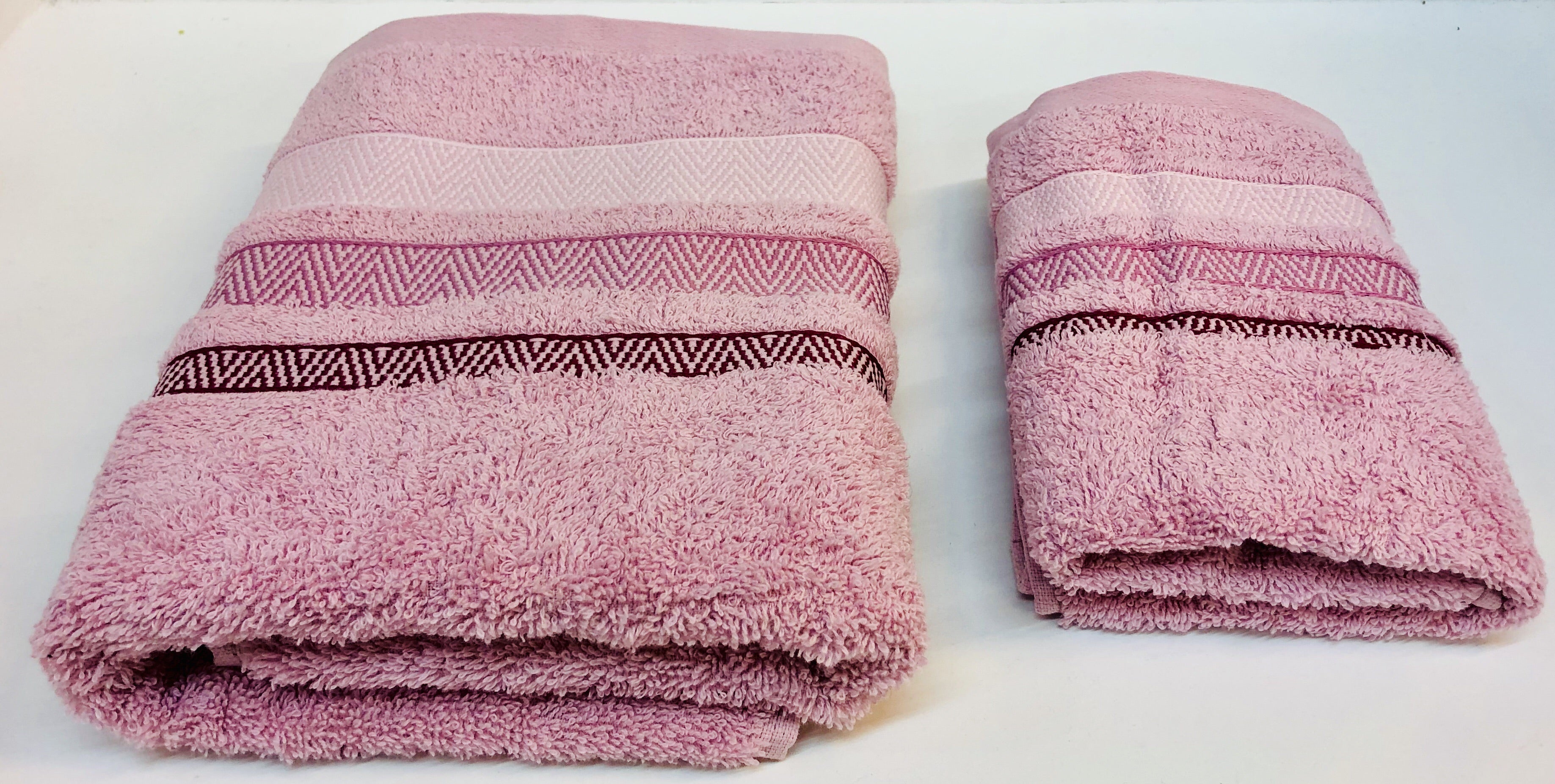 Coppia Asciugamani spugna jacquard Daltex