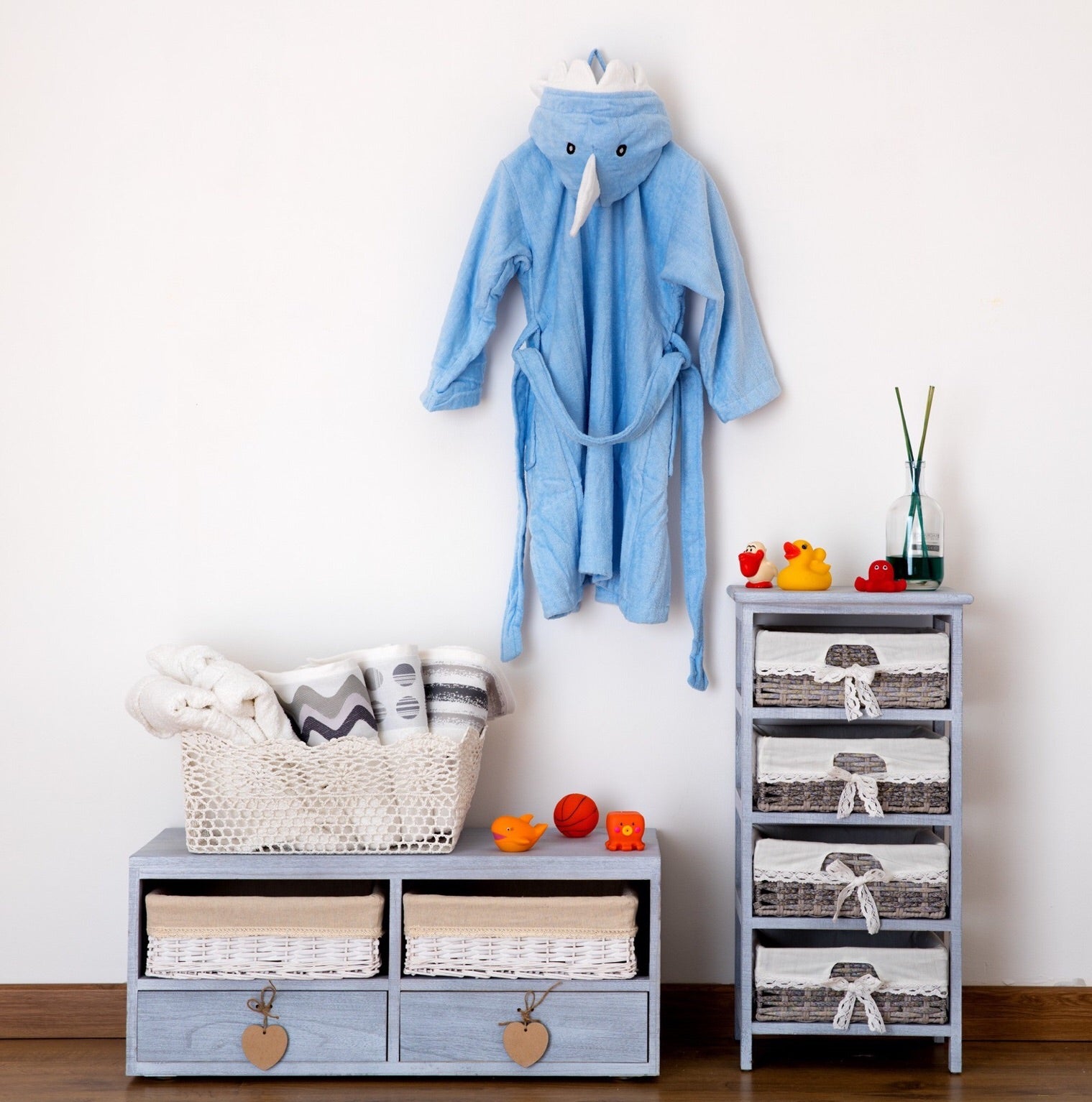 Accappatoio bambino Baby Animals Shark | Riviera | Carillo Home