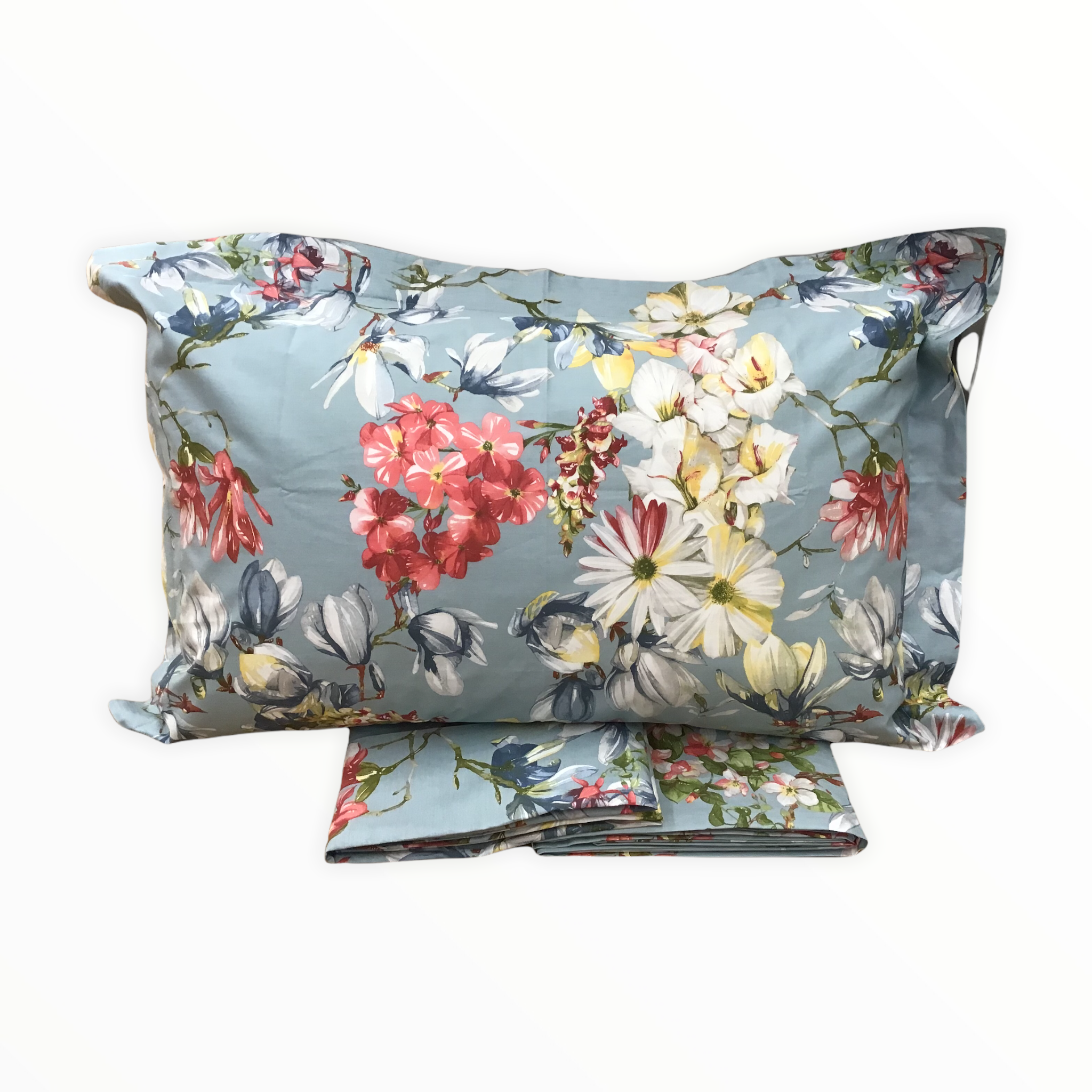 Completo lenzuolo matrimoniale floreale - Orleans | Mirabello