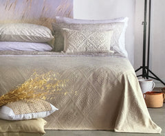 Copriletto matrimoniale colore denim - Maddalena | Riviera | Carillo Home