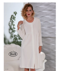 Vestaglia donna art. 4607 panna