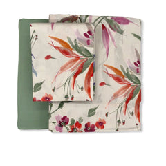 Completo letto matrimoniale TROPICAL, Svad Dondi DONDI, salvia.