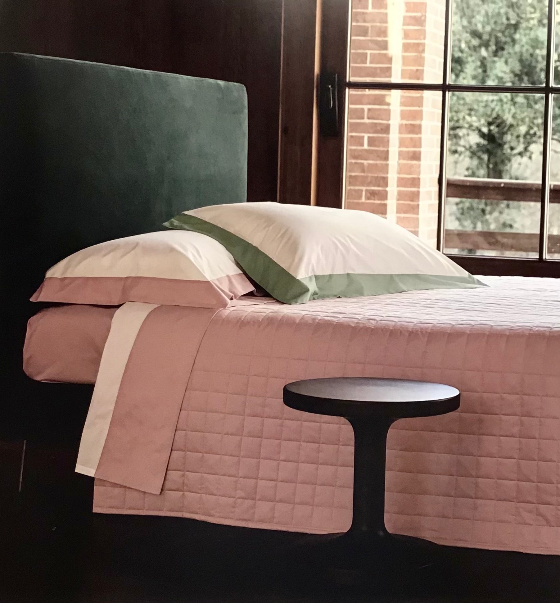 Completo lenzuola singolo colore bianco/betulla - Plein | Fazzini