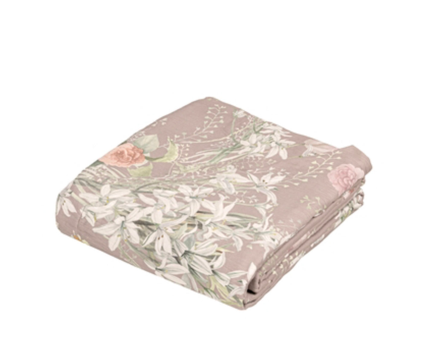 Copriletto matrimoniale tortora - Lilia | Fazzini