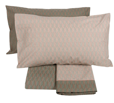 Completo letto 1 piazza e mezzo marrone/tortora - Tweed | Fazzini