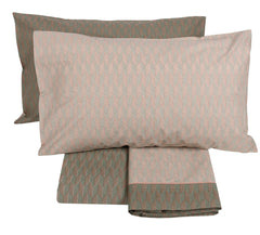 Completo letto 1 piazza e mezzo marrone/tortora - Tweed | Fazzini