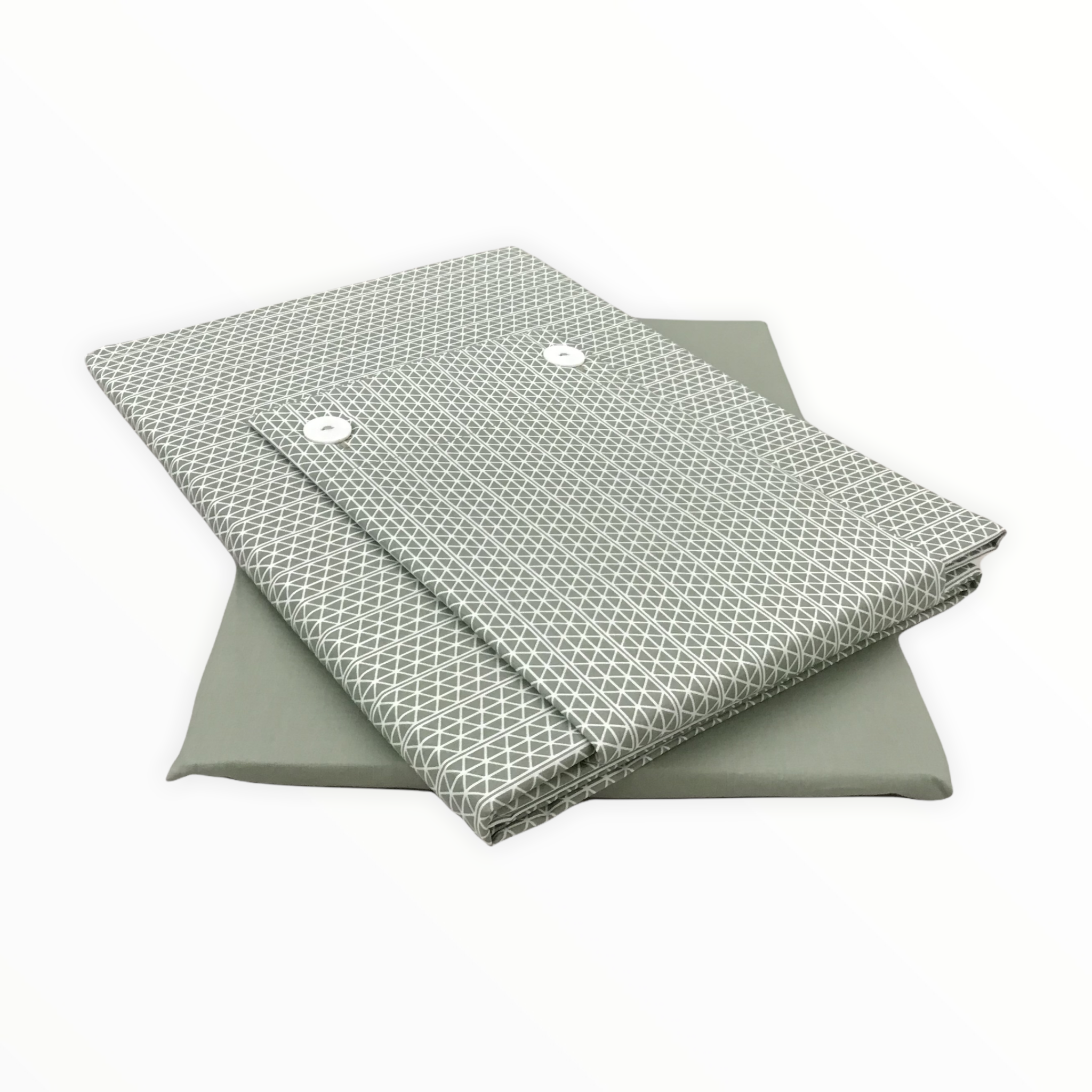 Completo lenzuola singolo verde salvia  - Polo | Fazzini