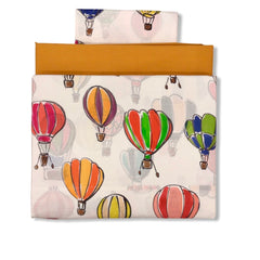 Completo lenzuola due piazze arancio - Balloons | Mirabello